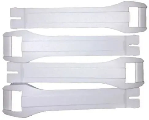 Gaerne SGJ Boot Straps Short White - Pack Of 4 - FREE UK Shipping, FREE 365 Day Returns | Moto Central