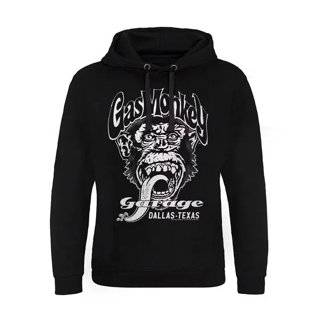 Gas Monkey Garage Felpa Con Cappuccio Zippata Ufficiale – Knockout, 50% Cotone 50% Poliestere, Taglie S-2XL - 2