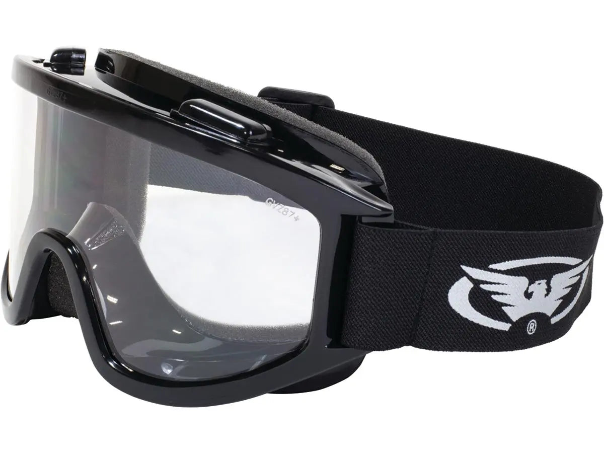 Global Vision Wind Shield Off-Road Goggles Clear Lens  - FREE UK Shipping, FREE 365 Day Returns | Moto Central