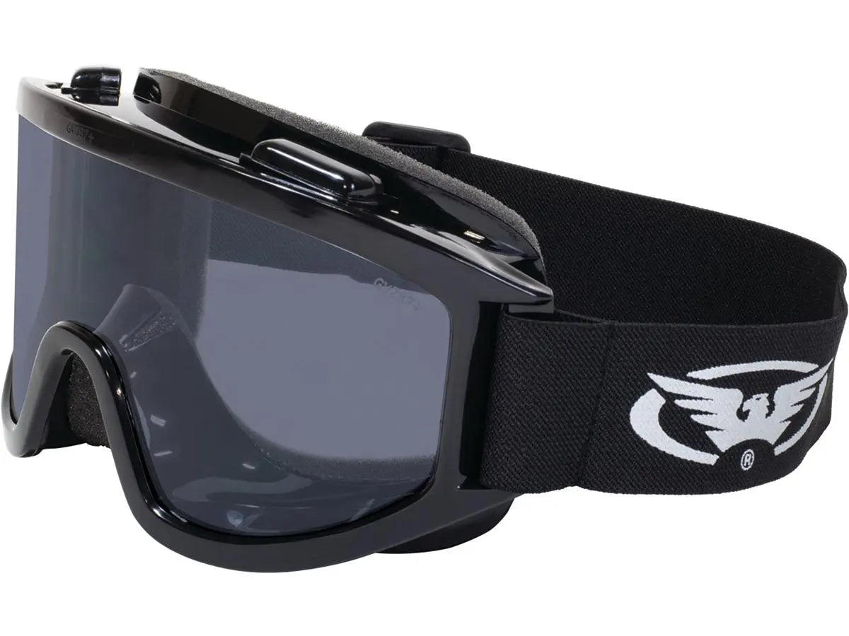 Global Vision Wind Shield Off-Road Goggles Smoke Lens  - FREE UK Shipping, FREE 365 Day Returns | Moto Central