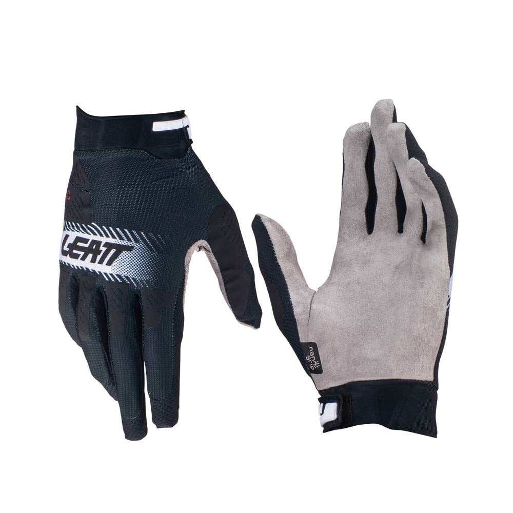 Leatt Moto 2.5 X-Flow Junior Textile Gloves Black - FREE UK Delivery, FREE 365 Day Returns | Moto Central