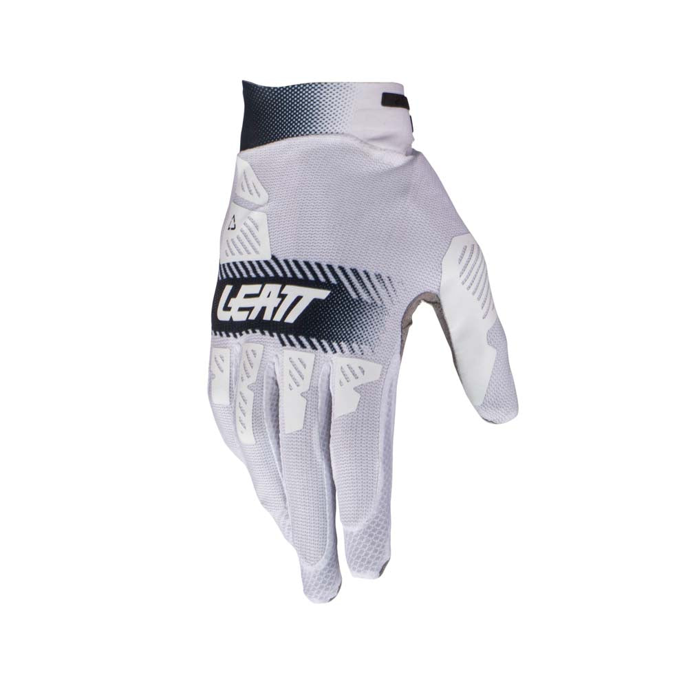 Leatt Moto 2.5 X-Flow Textile Gloves White - FREE UK Shipping, FREE 365 Day Returns | Moto Central