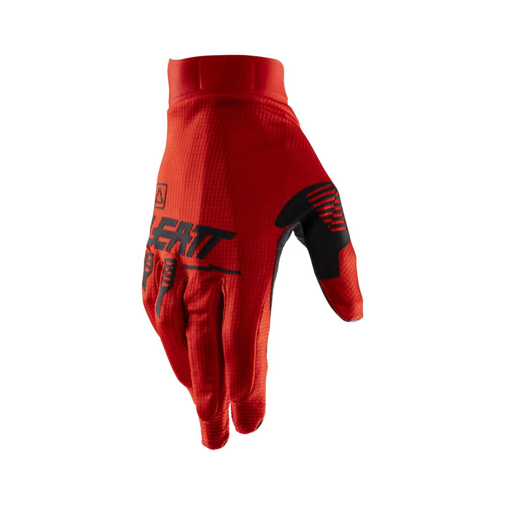 Leatt Moto 1.5 GripR Textile Gloves Red - FREE UK Delivery, FREE 365 Day Returns | Moto Central