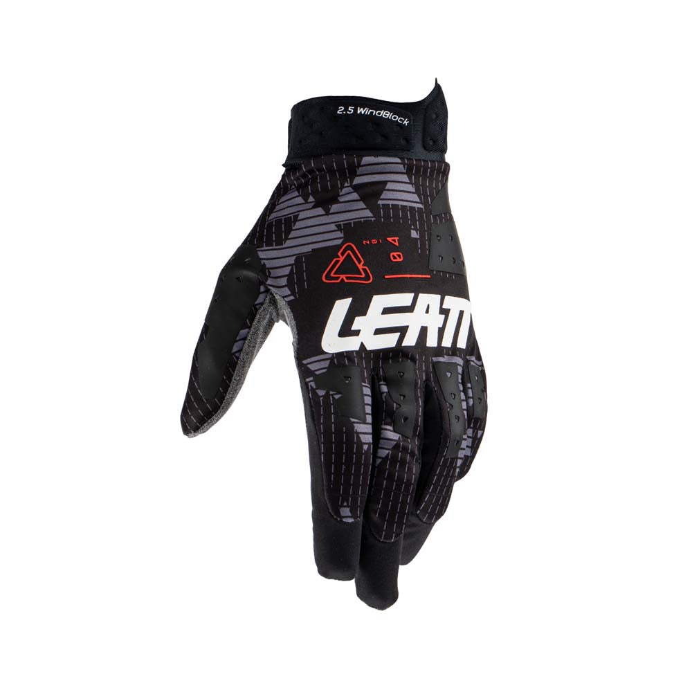 Leatt Moto 2.5 WindBlock Textile Gloves Black - FREE UK Delivery, FREE 365 Day Returns | Moto Central
