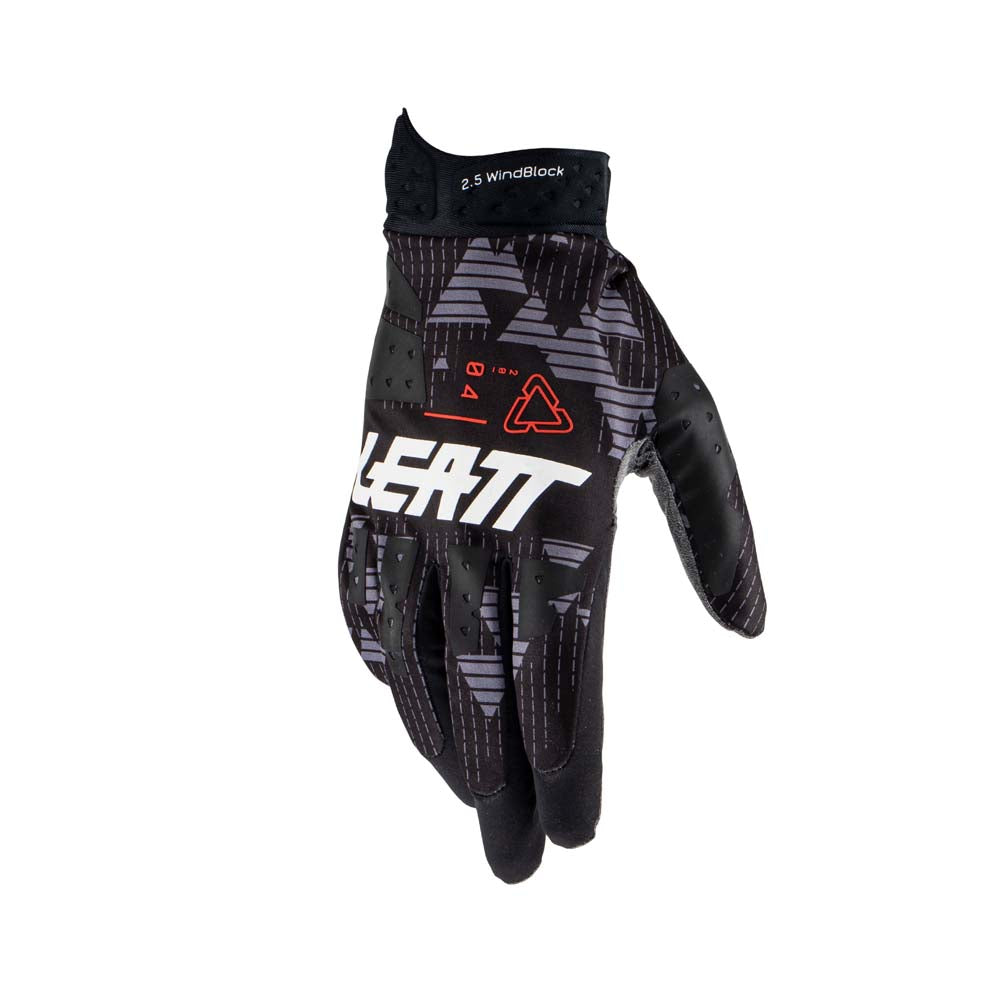 Leatt Moto 2.5 WindBlock Textile Gloves Black - FREE UK Delivery, FREE 365 Day Returns | Moto Central