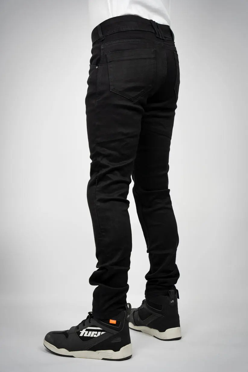 Bull-it Guardian Slim Fit Denim Jeans Black  - FREE UK Shipping, FREE 365 Day Returns | Moto Central