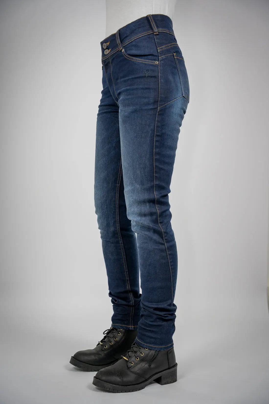 Bull-it Harrier Ladies Slim Fit Denim Jeans Blue  - FREE UK Shipping, FREE 365 Day Returns | Moto Central