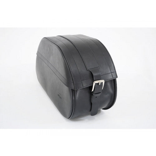 Longride Leather Saddlebags Black - 52 Liters