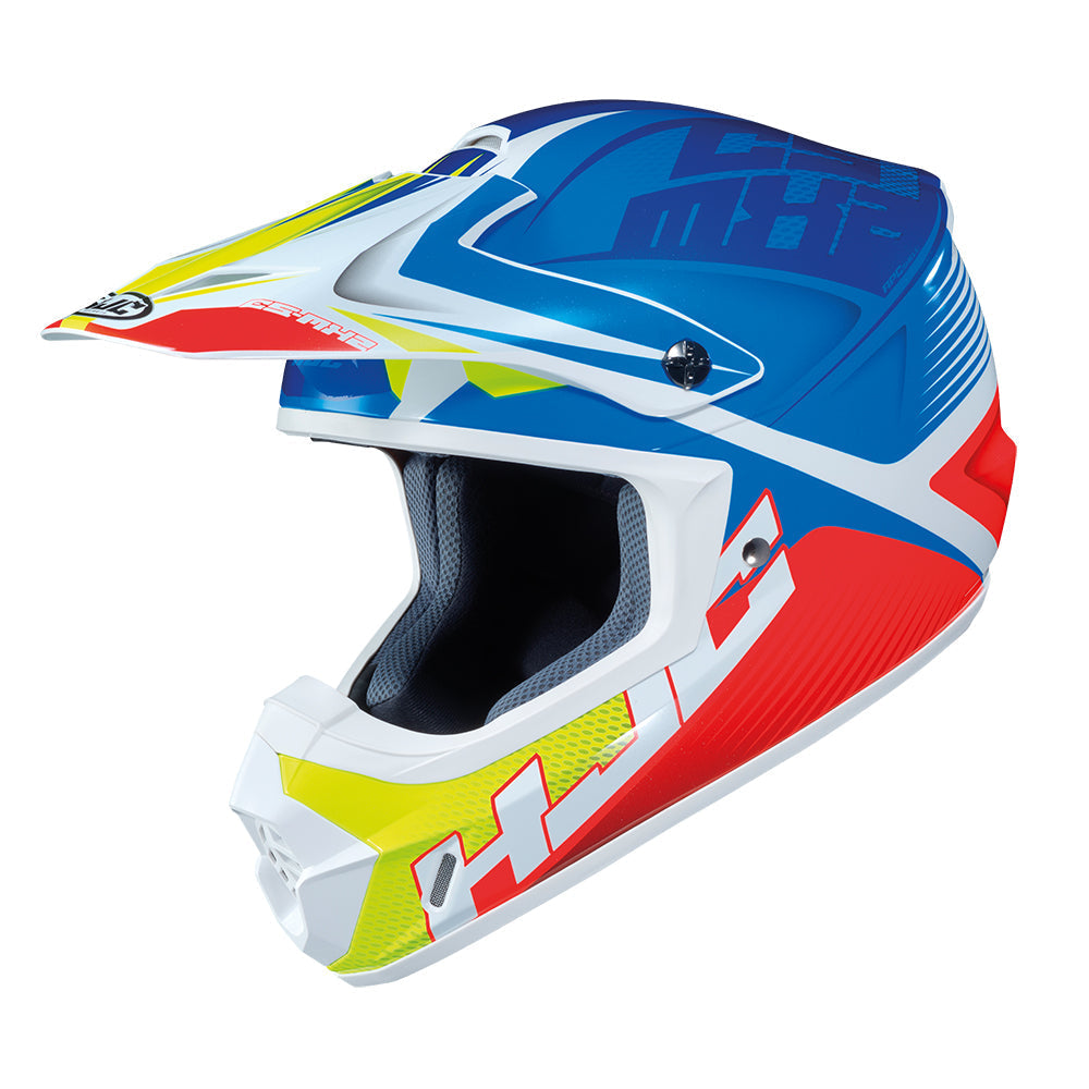 HJC CS-MX 2 Ellusion MC23 Blue / White / Fluo Yellow