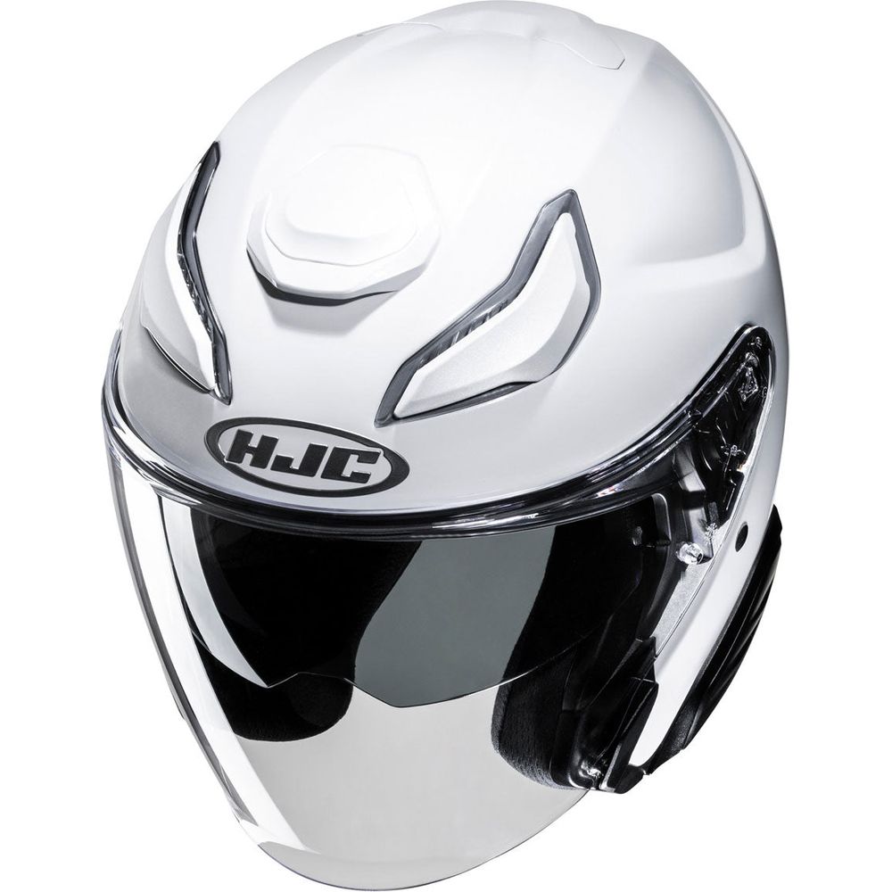 HJC F31 Pearl White