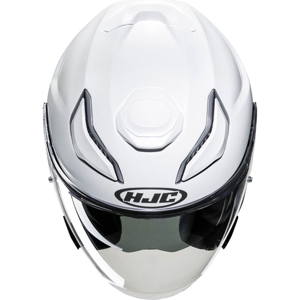 HJC F31 Pearl White