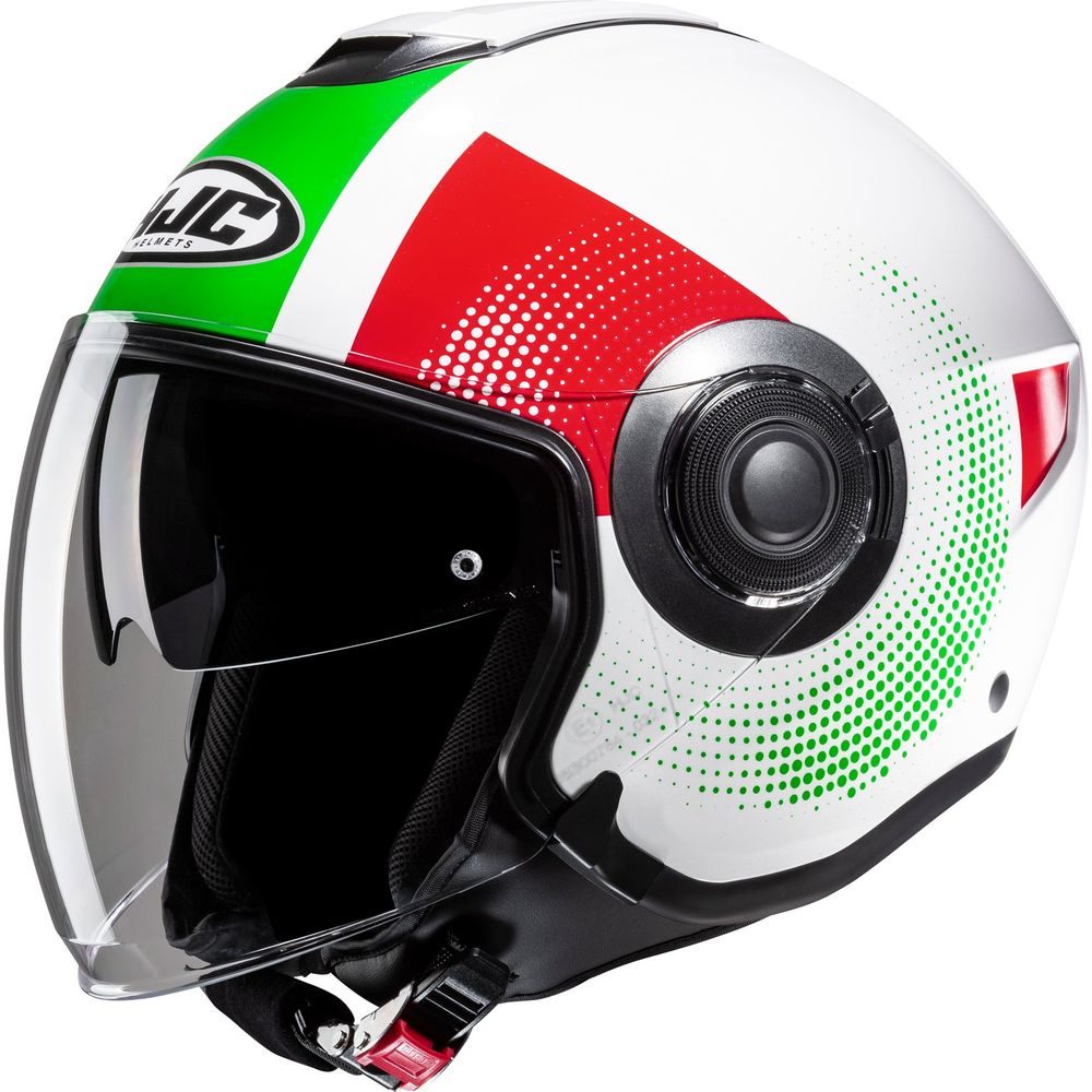 HJC I40N Pyle MC41 Green / White / Red