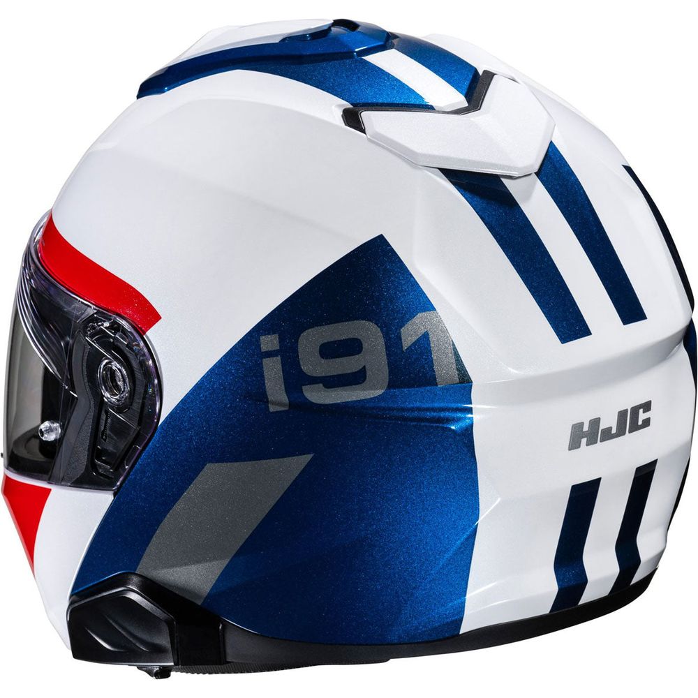 HJC I91 Bina MC21 White / Blue / Red