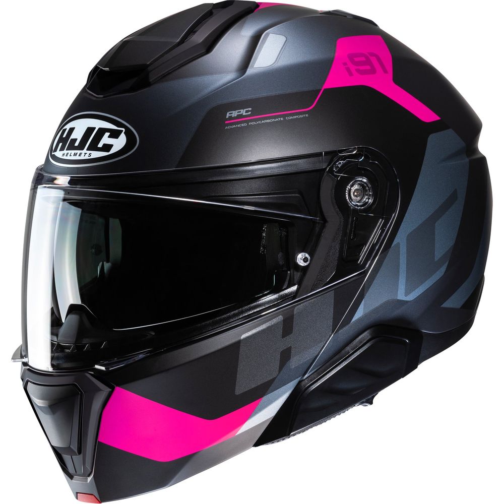 HJC I91 Carst Flip-Up Helmet MC8SF Pink - FREE UK Shipping, FREE 365 Day Returns | Moto Central