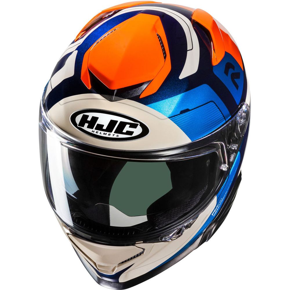 helmet hjc rpha 71 frepe mc2sf HJC RPHA 71 Cozad Full Face Helmet MC27 Blue/Orange FREE UK Delivery