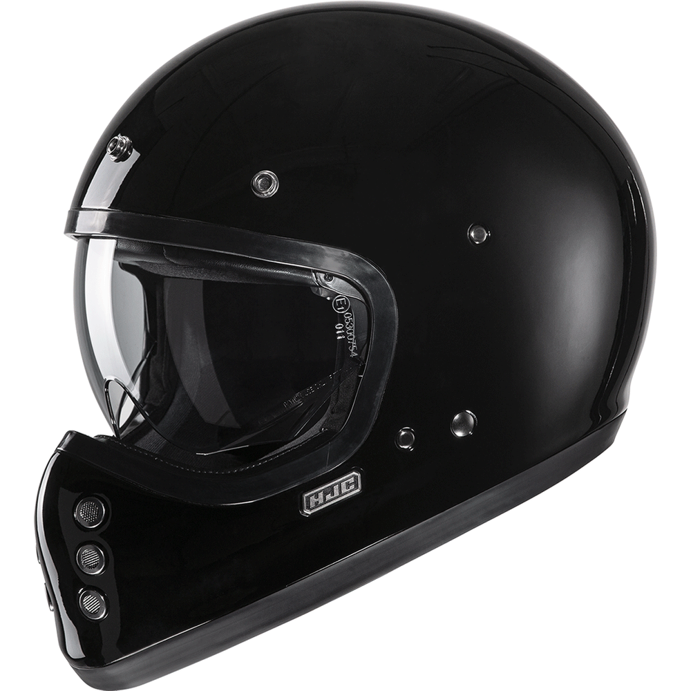 HJC V60 Full Face Helmet Black - FREE UK Shipping, FREE 365 Day Returns | Moto Central