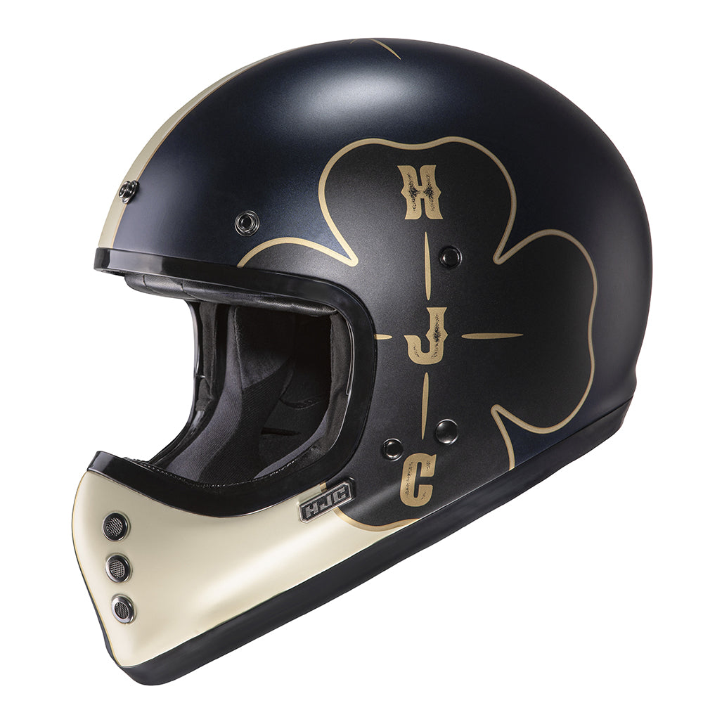 HJC V60 Ofera Full Face Helmet MC5SF Black - FREE UK Shipping, FREE 365 Day Returns | Moto Central