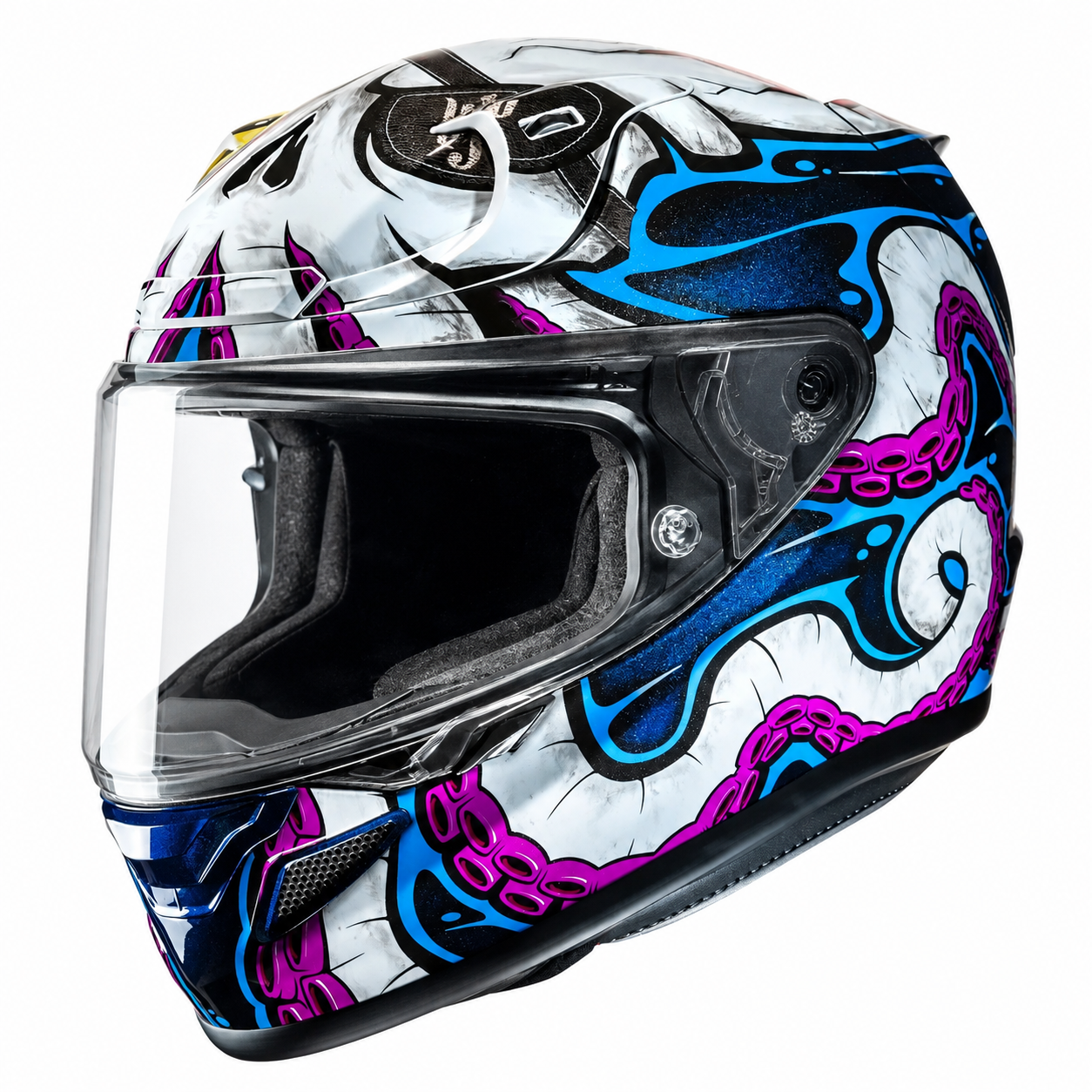 HJC RPHA 12 Kraken Blue / Purple / White