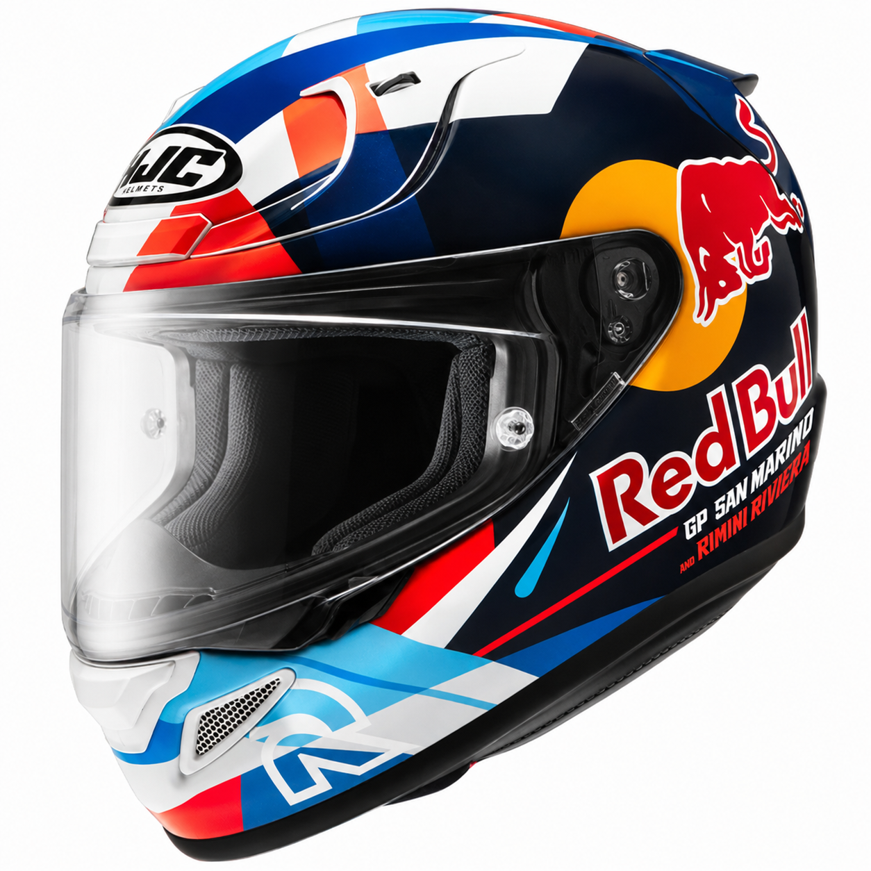 HJC RPHA 12 Red Bull Misano GP 2 MC21 White / Red / Blue