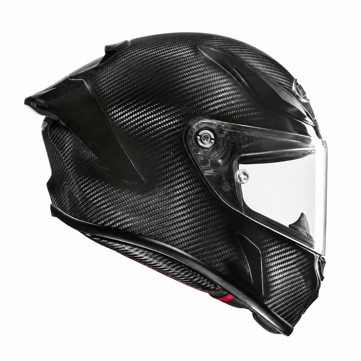 HJC RPHA 1 V2 Carbon Black, rear-right view on white background