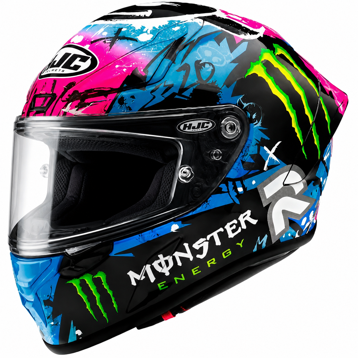 HJC RPHA 1 Quartararo Le Mans Special MC28 Black / Blue / Pink