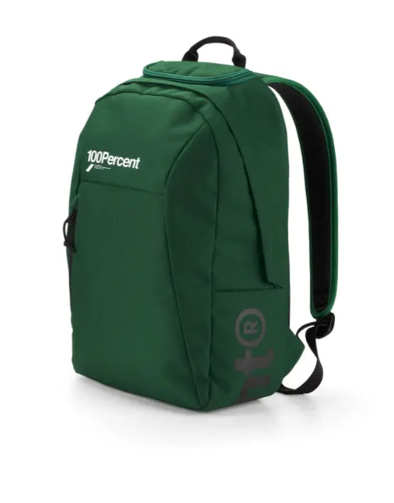 100% Transit Backpack Green Forest - FREE UK Shipping, FREE 365 Day Returns | Moto Central