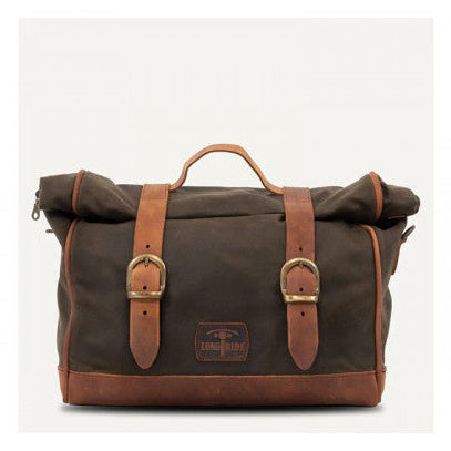 Longride Waxed Canvas Quick Release Saddlebag Khaki - 9.5 Liters - primary product view