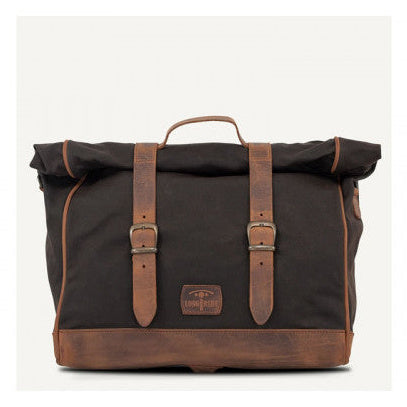 Longride Waxed Canvas Quick Release Saddlebag Khaki - 18 Liters - primary product view
