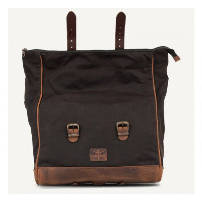 Longride Waxed Canvas Quick Release Saddlebag Khaki - 18 Liters - alternate product view