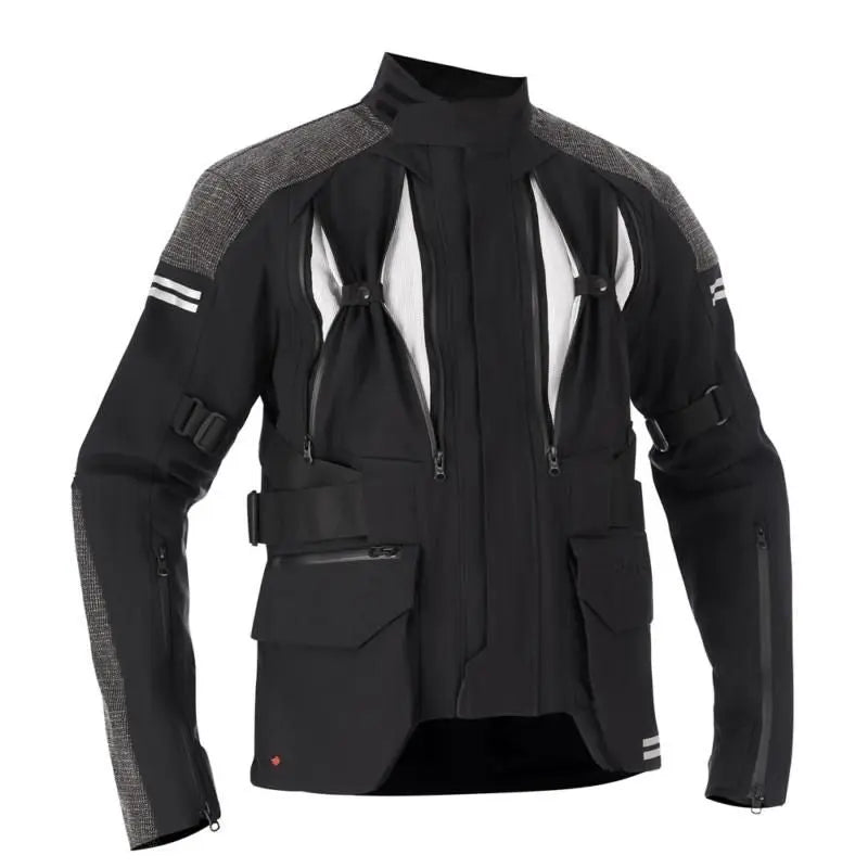 Halvarssons Dalen Textile Jacket Black  - FREE UK Shipping, FREE 365 Day Returns | Moto Central