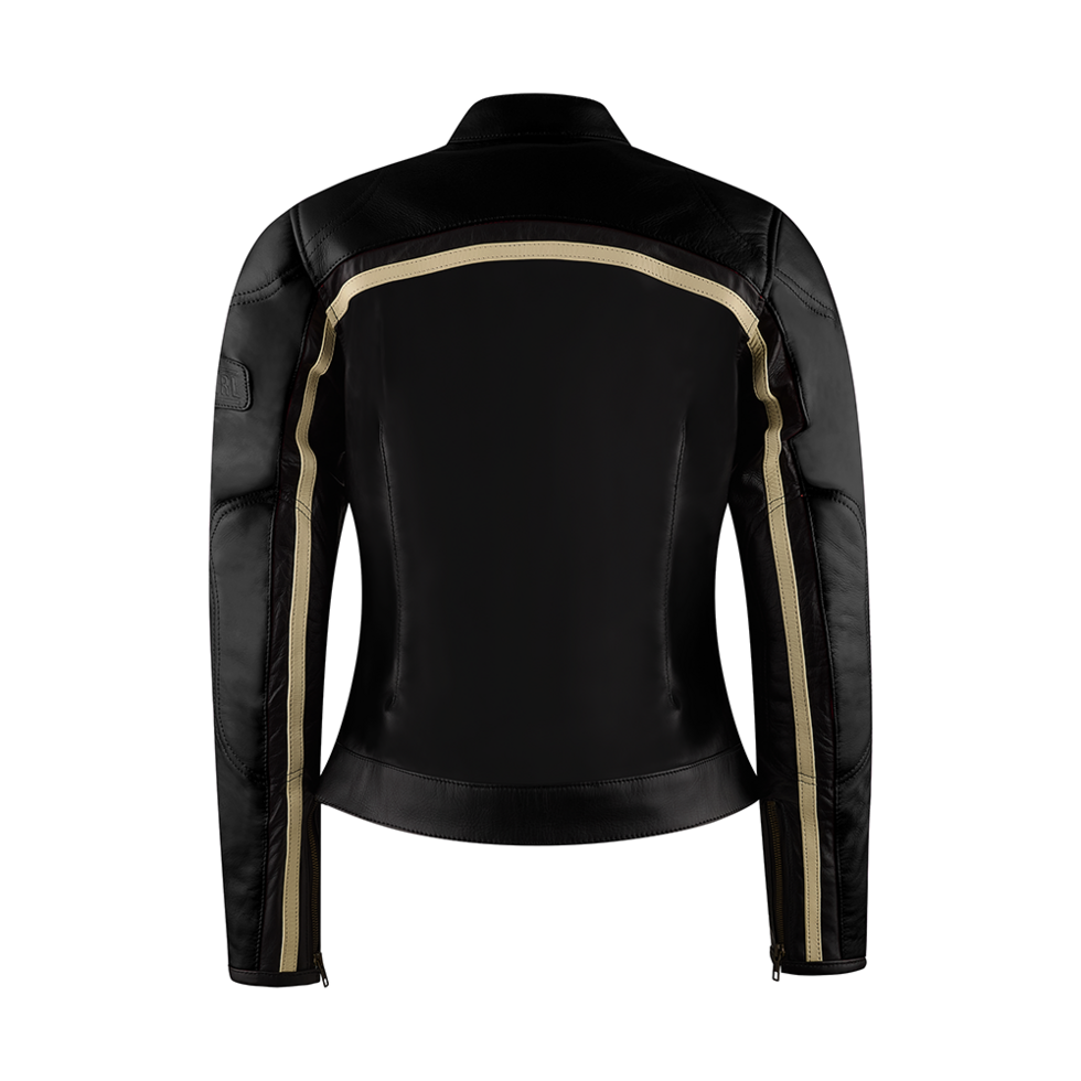 MotoGirl Hayley Ladies Leather Jacket Black FREE UK Delivery, FREE 365 Day Returns | Moto Central