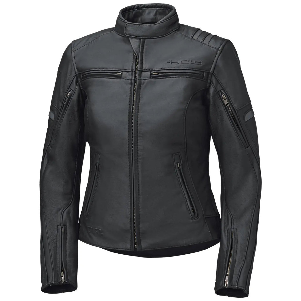 Held Cosmo 4 Top Ladies Leather Jacket Black front view