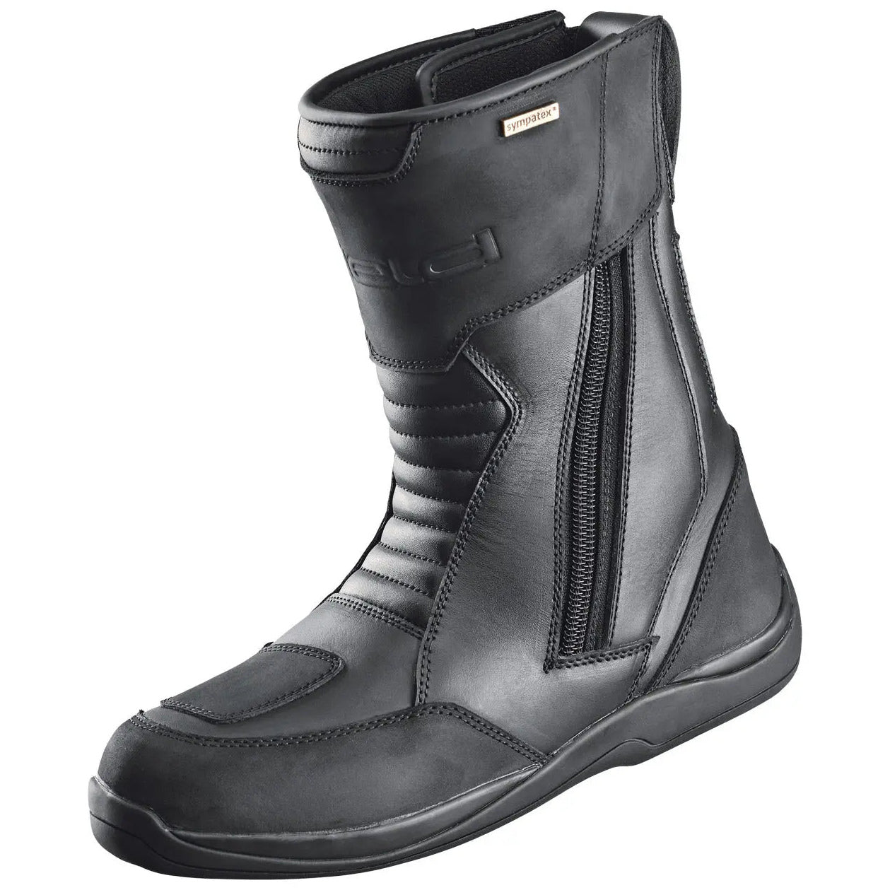 Held Shack 2 Leather Boots Black motorcycle boot, side view