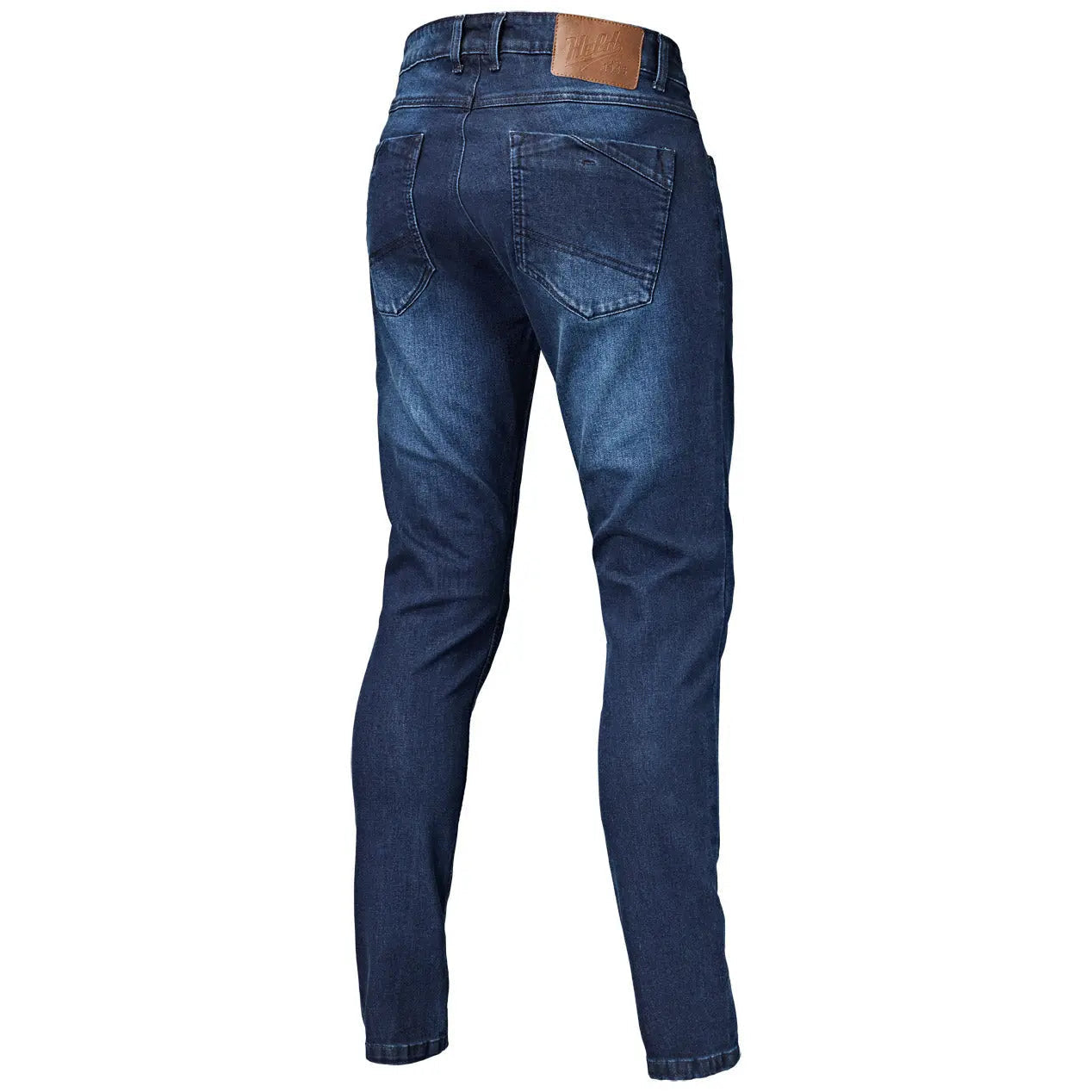 Held Stockton Cotton Slim Cordura Jeans Blue motorcycle jeans, rear view