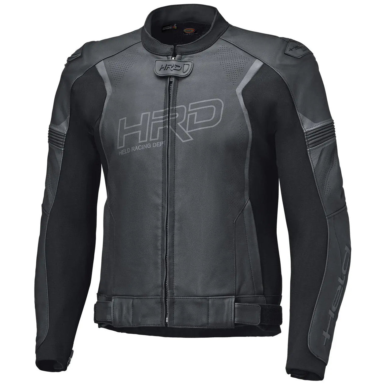 Held Street Rocket 4 Top Leather Jacket Black / Anthracite motorcycle jacket, front view