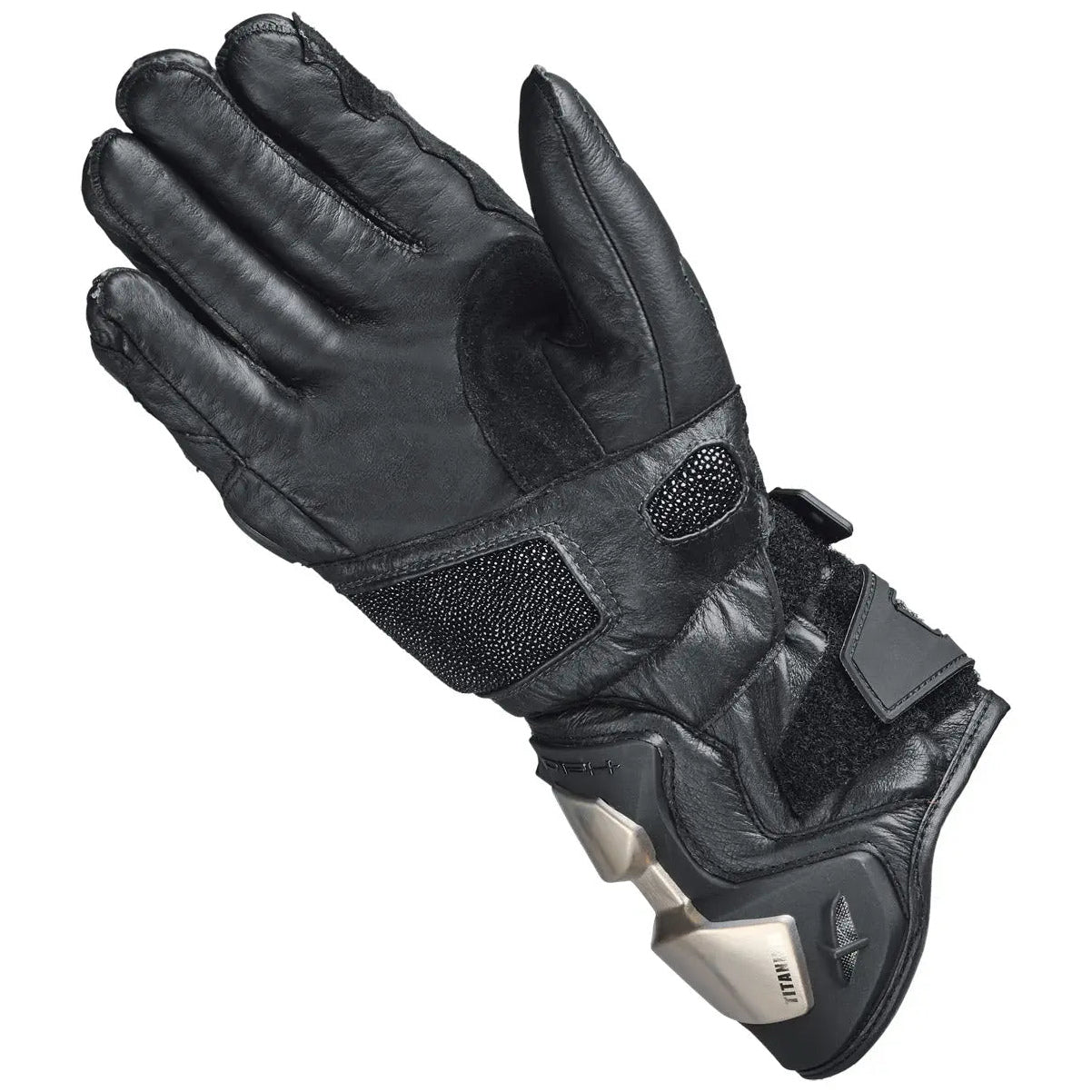 Held Titan XR2 Leather Gloves Black motorcycle glove, palm view