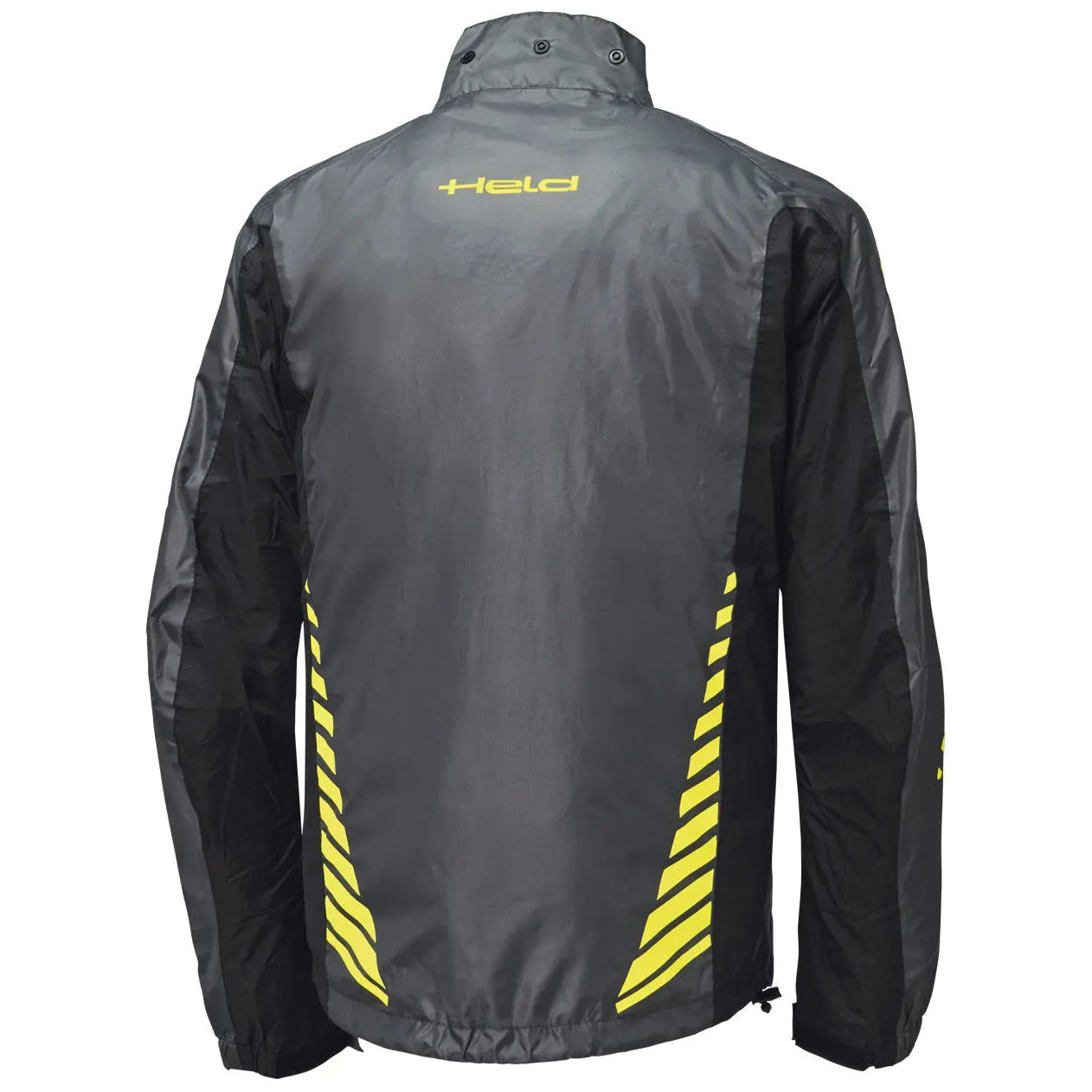 Held Wet Tour 2 Top Rain Over Jacket Anthracite motorcycle jacket – rear view