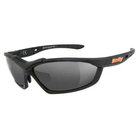 Helly Biker Bikereyes Shades Smoke Lens — left-front three-quarter view
