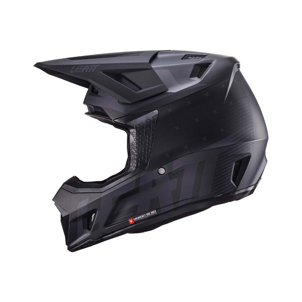 Leatt Moto 7.5 Helmet Kit Stealth Black / Grey