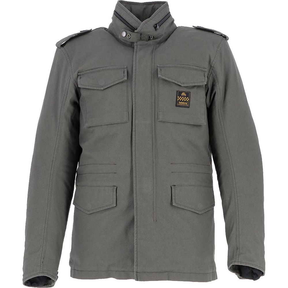 Helstons Division Textile Jacket Khaki