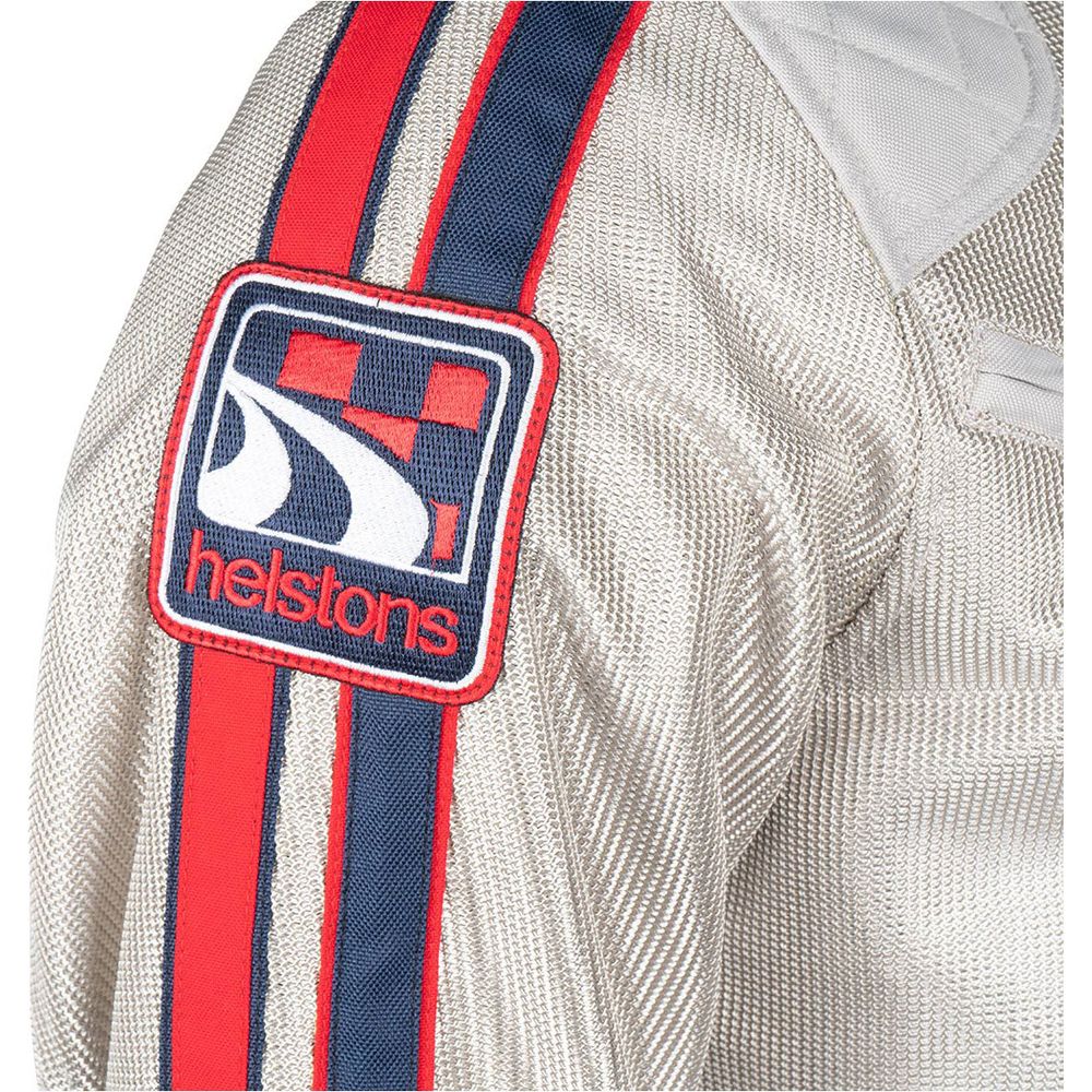 Helstons Pace Air Mesh Textile Jacket Silver