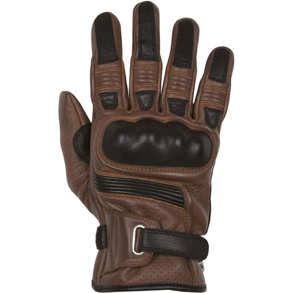 Helstons Strada Summer Leather Gloves Camel / Black