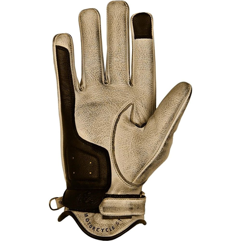 Helstons Sun Summer Leather Gloves Beige / Black