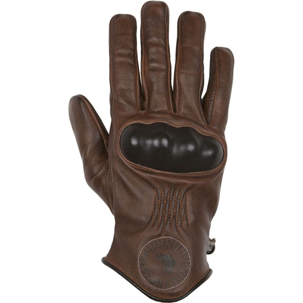 Helstons Sun Summer Leather Gloves Camel / Black