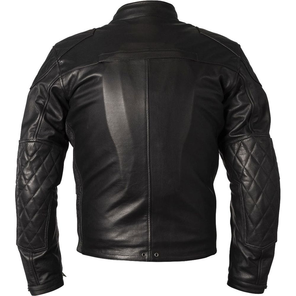 Helstons Tracker Rag Leather Jacket Black