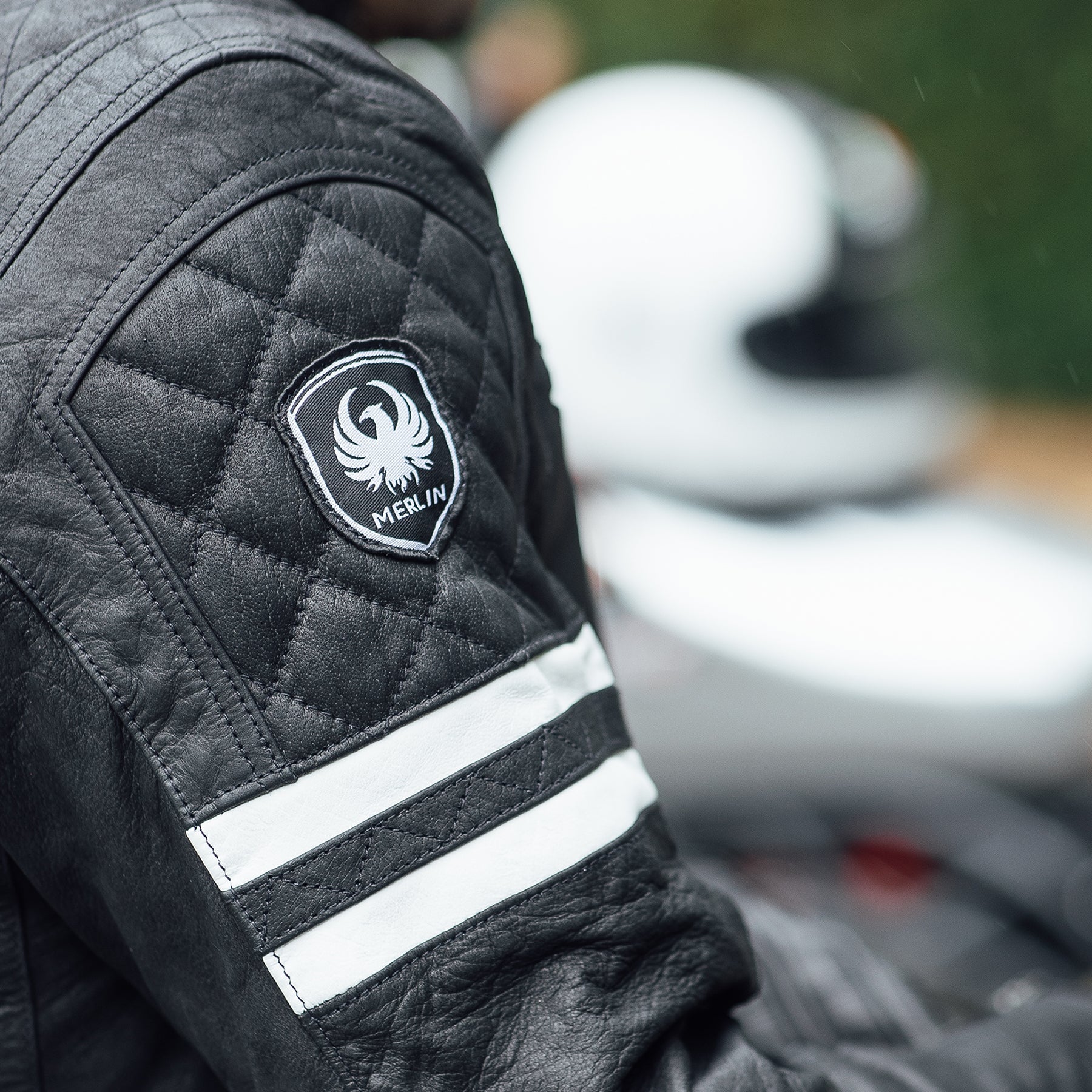 Merlin Hixon 2 D3O Leather Jacket Black FREE UK Delivery, FREE 365 Day Returns | Moto Central