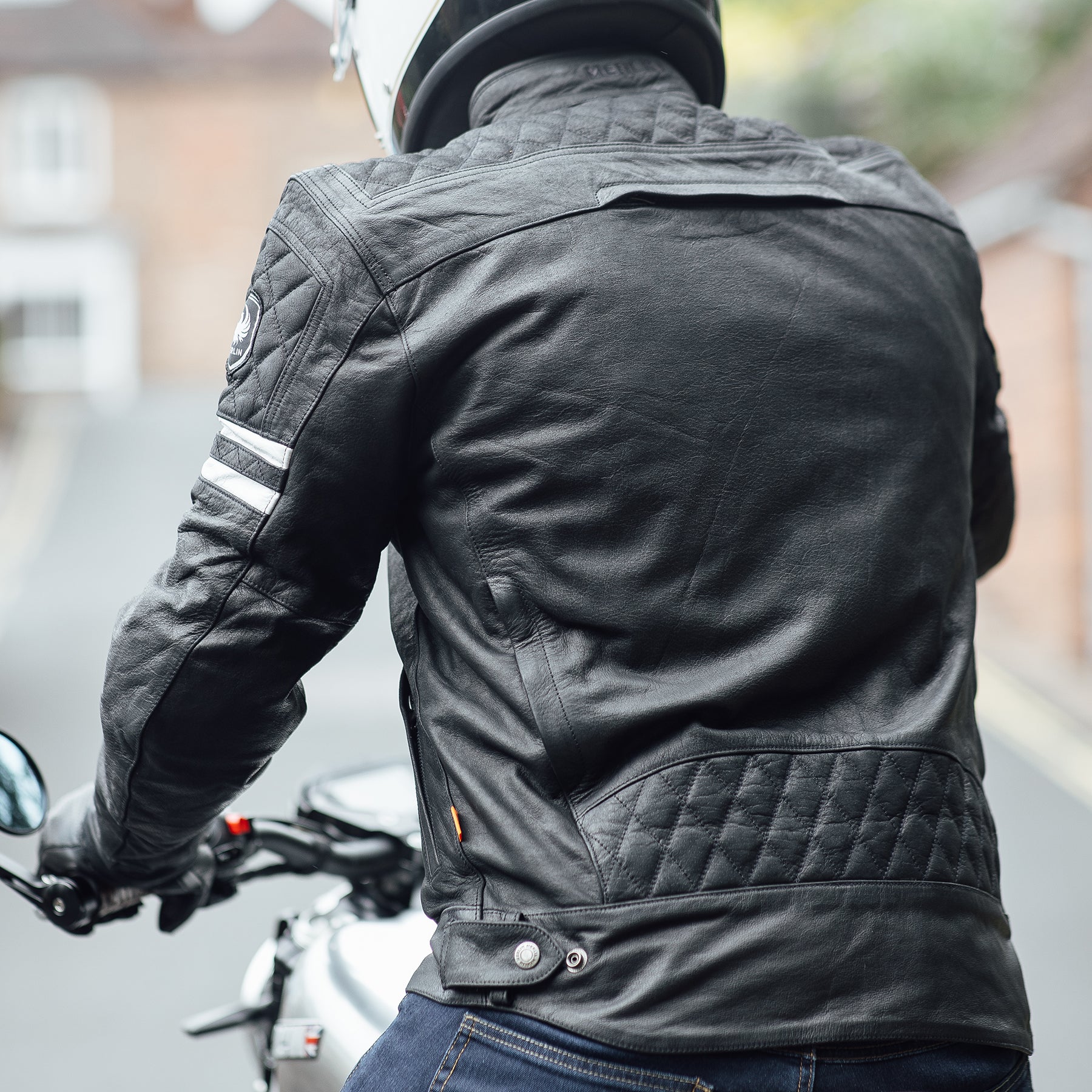 Merlin Hixon 2 D3O Leather Jacket Black FREE UK Delivery, FREE 365 Day Returns | Moto Central