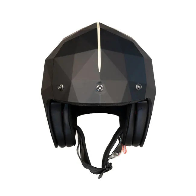 Holy Freedom Stealth Diamond Open Face Helmet Matt Black  - FREE UK Shipping, FREE 365 Day Returns | Moto Central