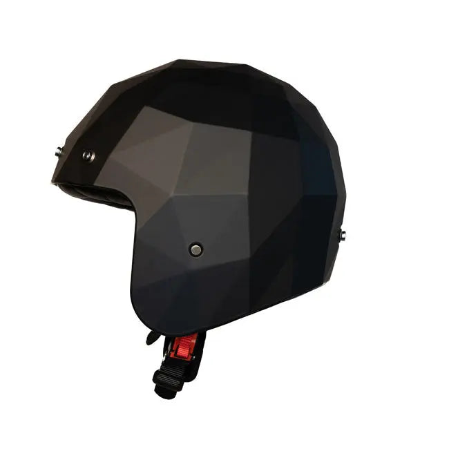 Holy Freedom Stealth Diamond Open Face Helmet Matt Black  - FREE UK Shipping, FREE 365 Day Returns | Moto Central