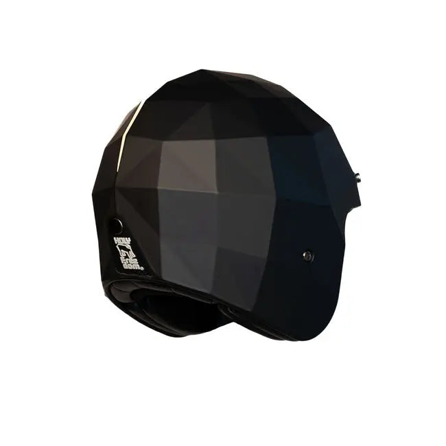 Holy Freedom Stealth Diamond Open Face Helmet Matt Black  - FREE UK Shipping, FREE 365 Day Returns | Moto Central
